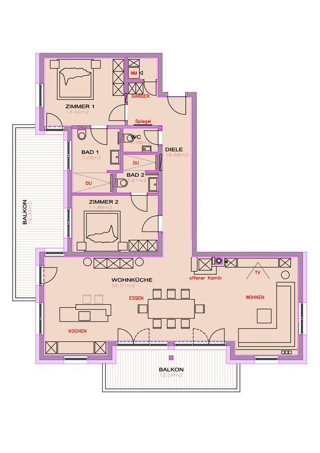 Alpin Penthouse Hollersbach Hollersbach im Pinzgau Exterior foto